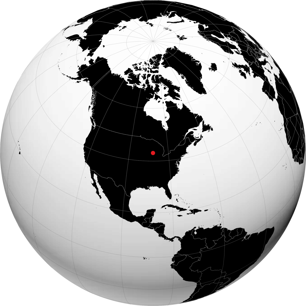Milwaukee sur le globe