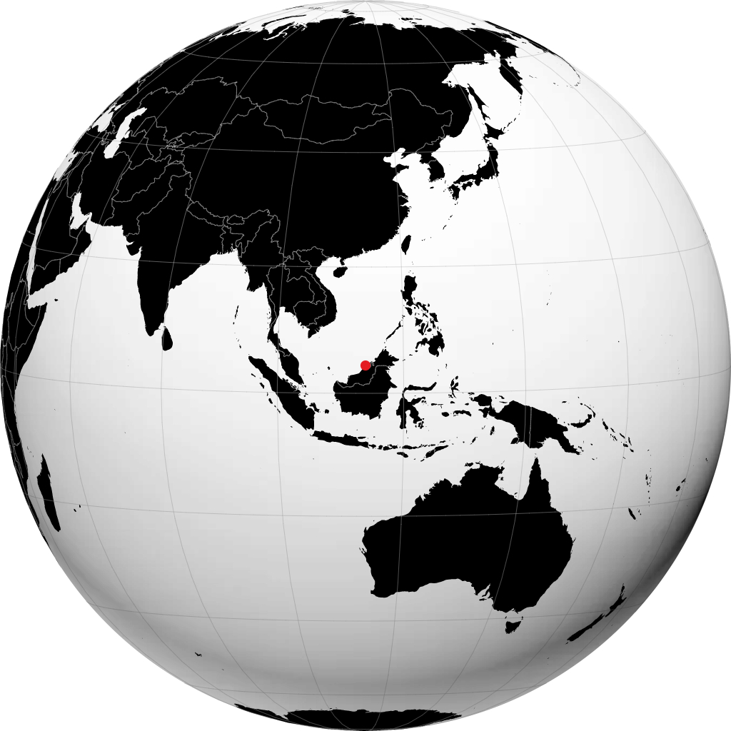 Miri sur le globe