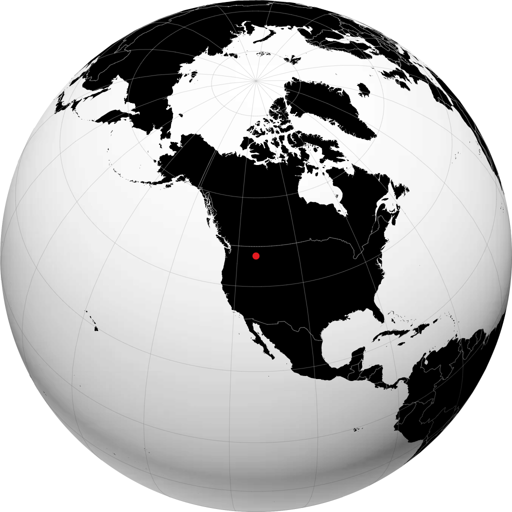 Missoula sur le globe