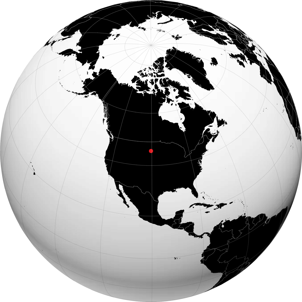 Mobridge sur le globe