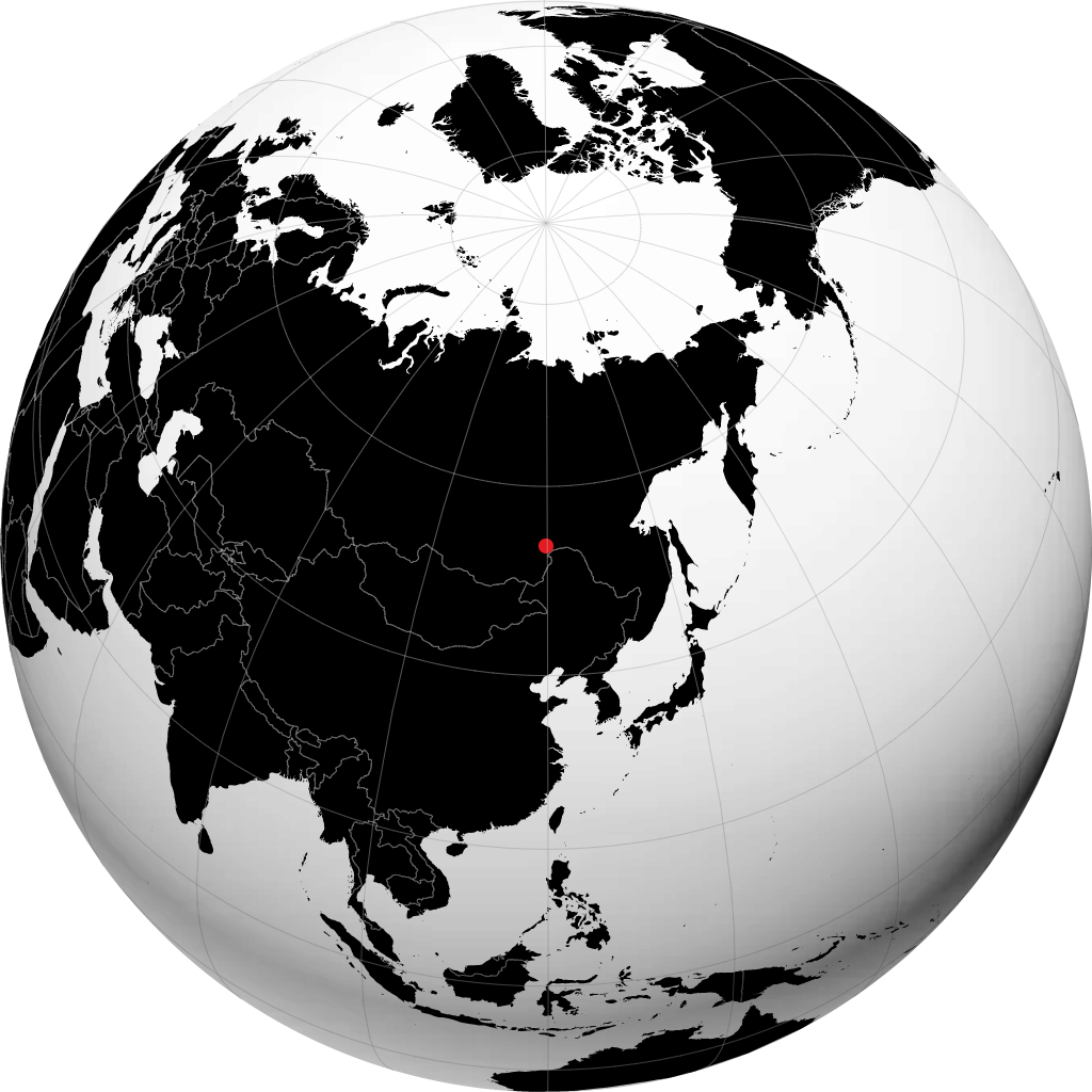 Mogocha sur le globe