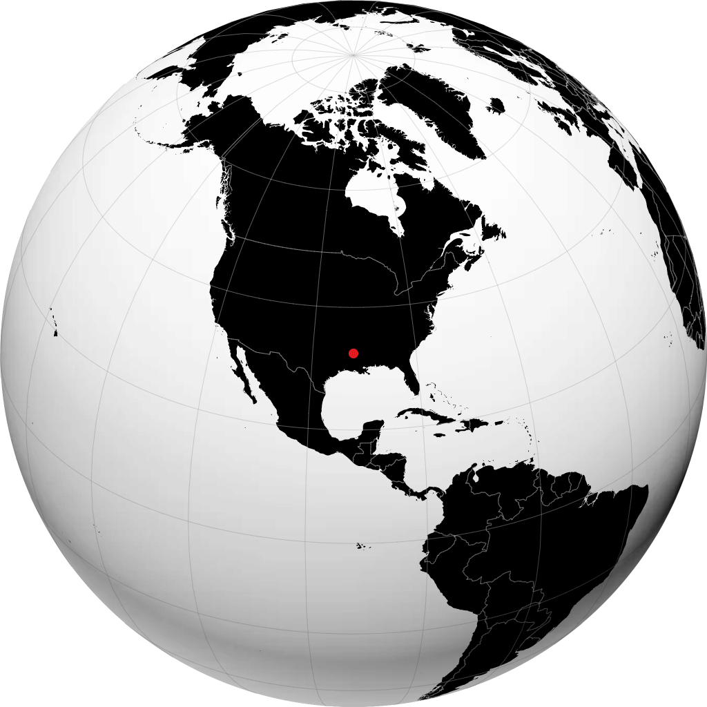 Monroe sur le globe