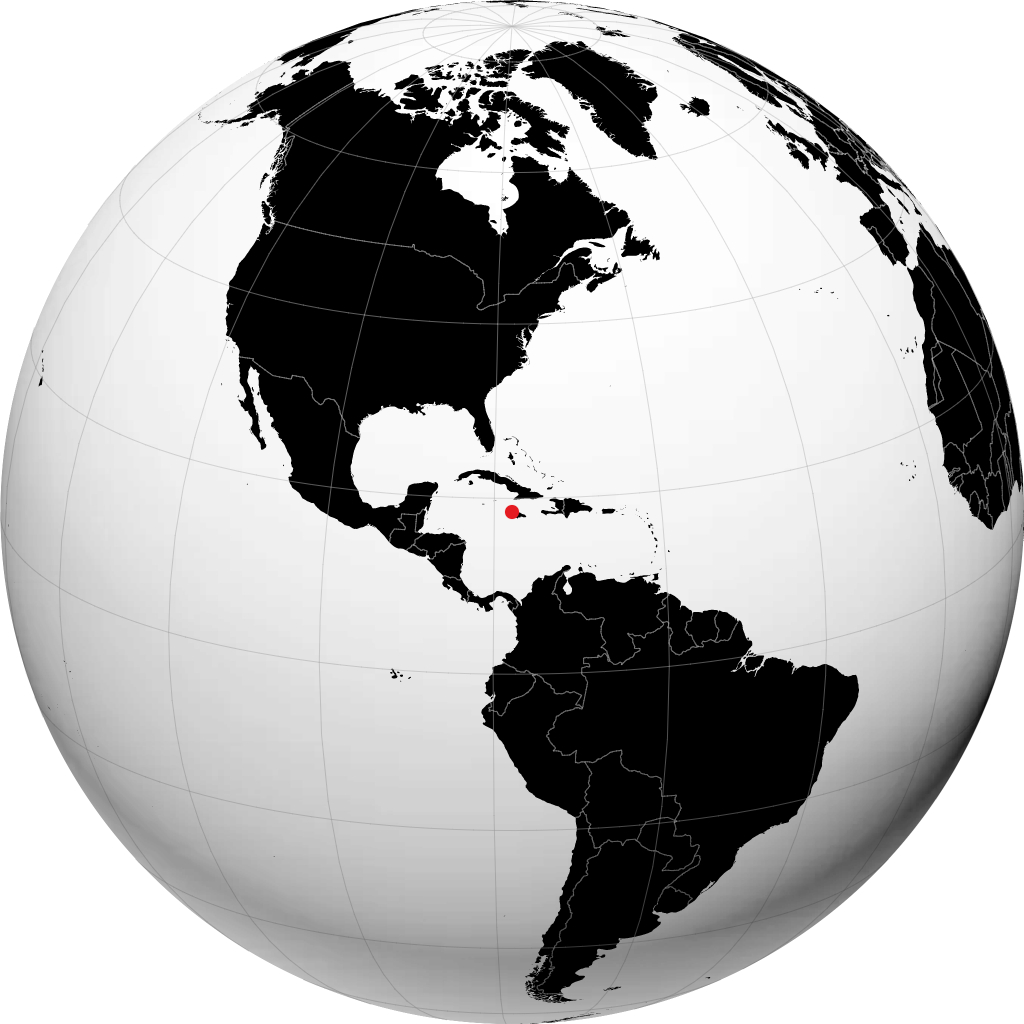 Montego Bay sur le globe