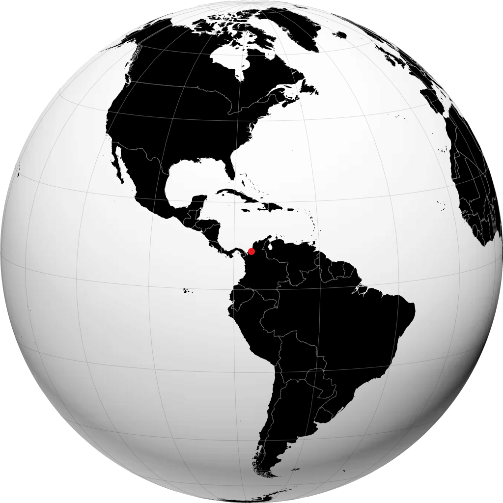Montería sur le globe