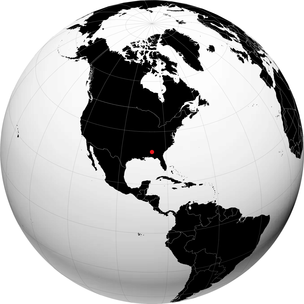 Montgomery sur le globe