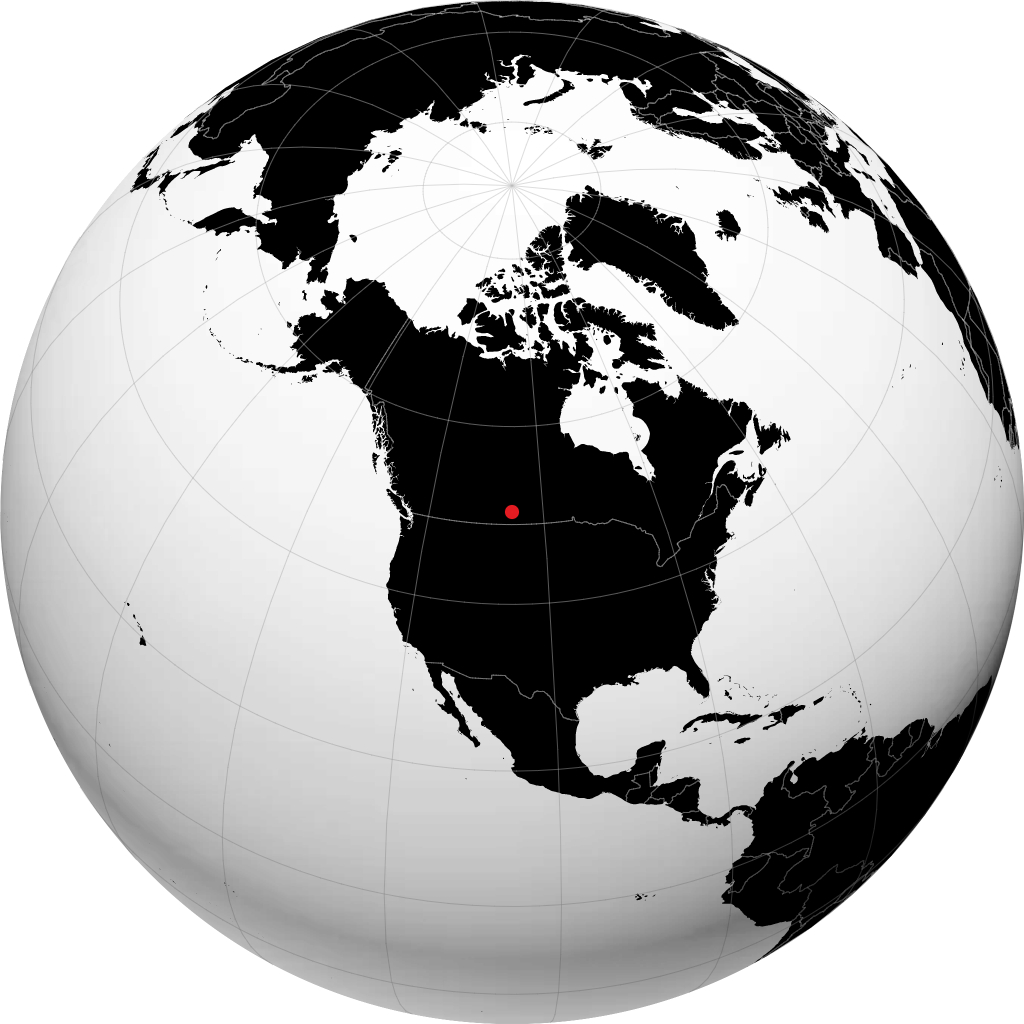 Moose Jaw sur le globe