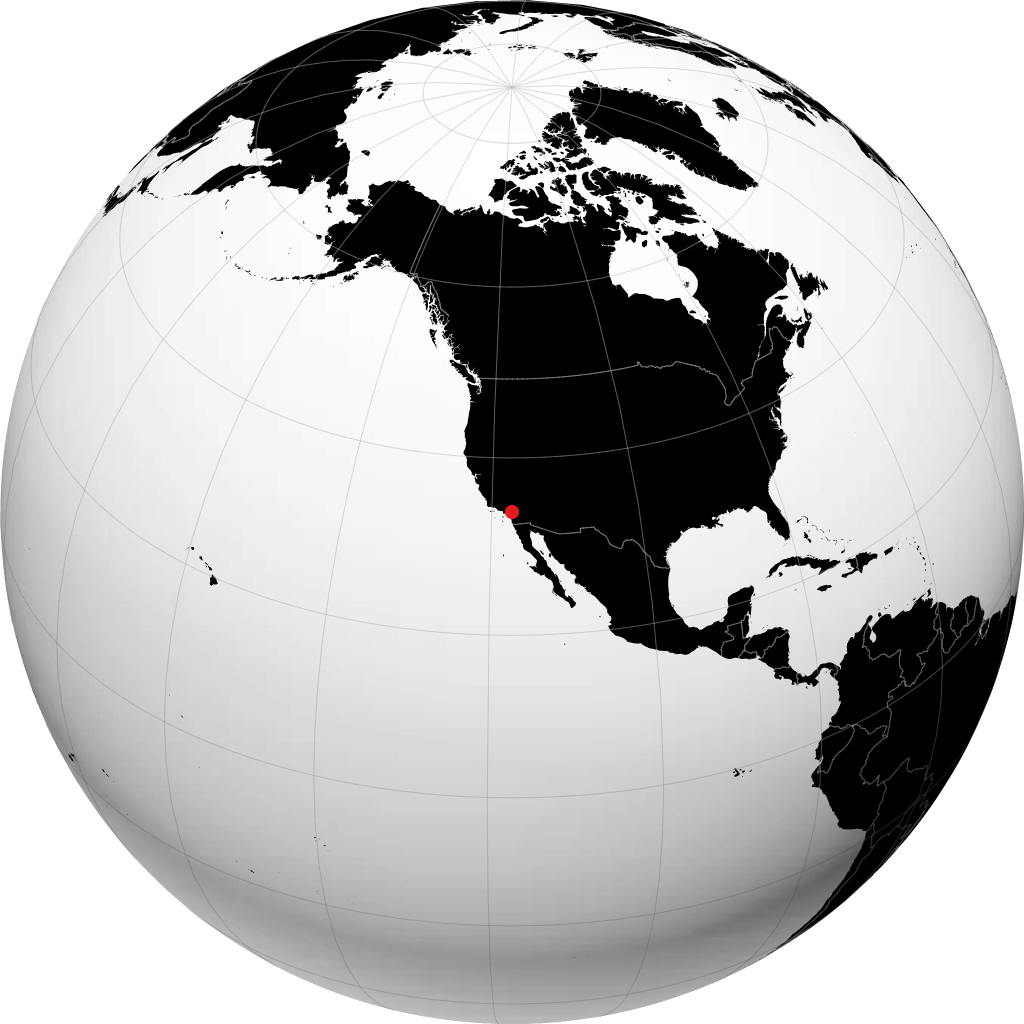 Moreno Valley sur le globe
