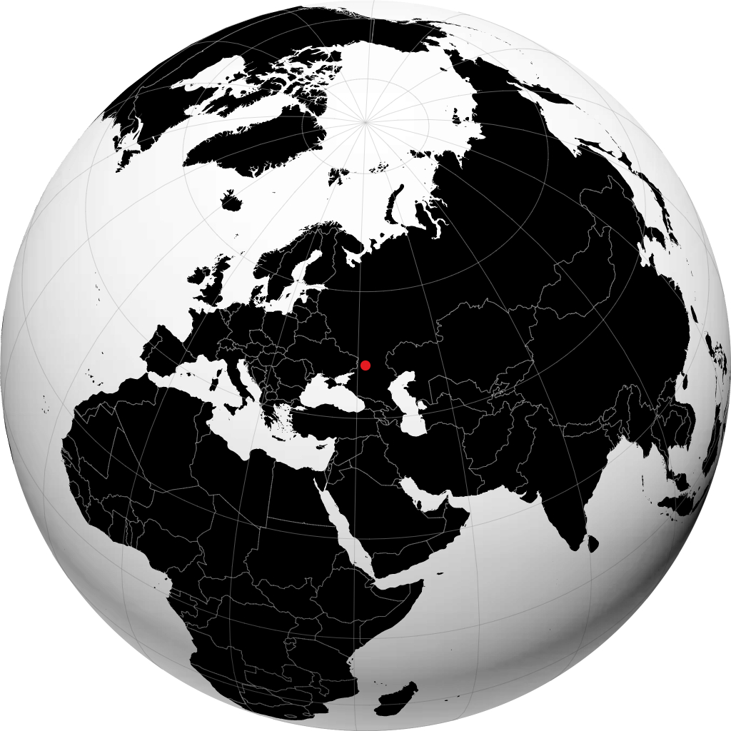 Morozovsk sur le globe