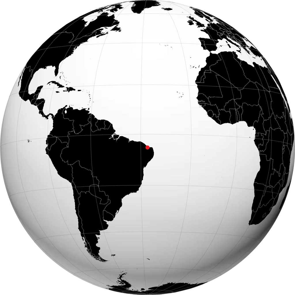 Mossoró sur le globe