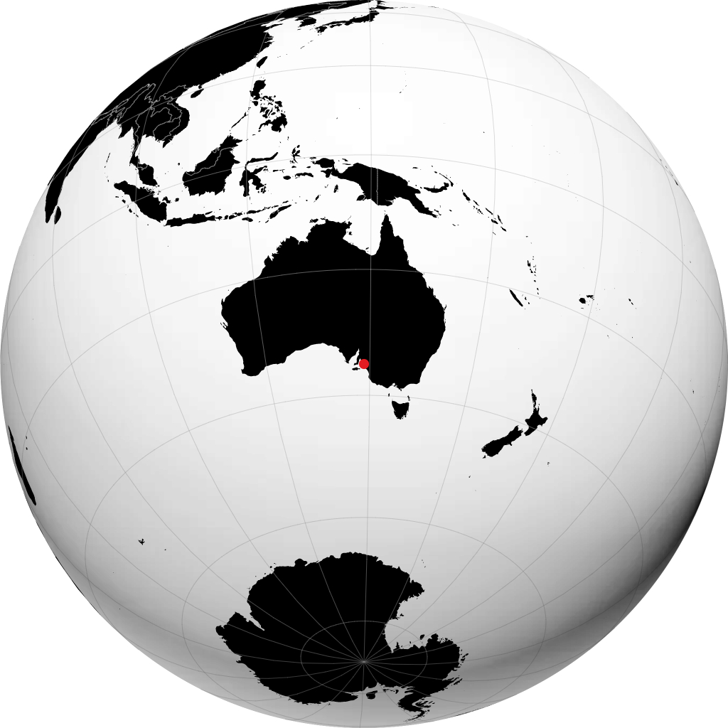 Mount Barker sur le globe