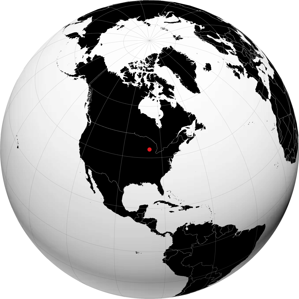 Muskegon sur le globe