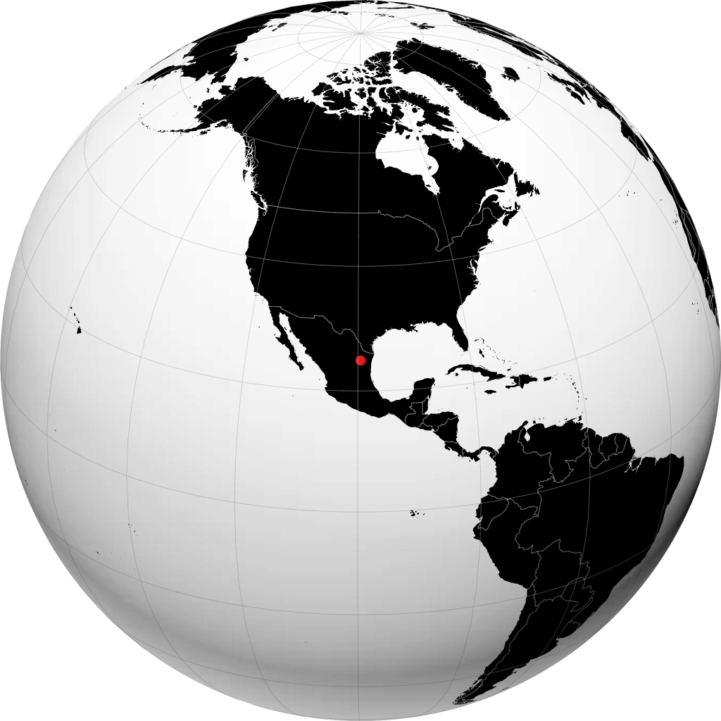 Linares sur le globe