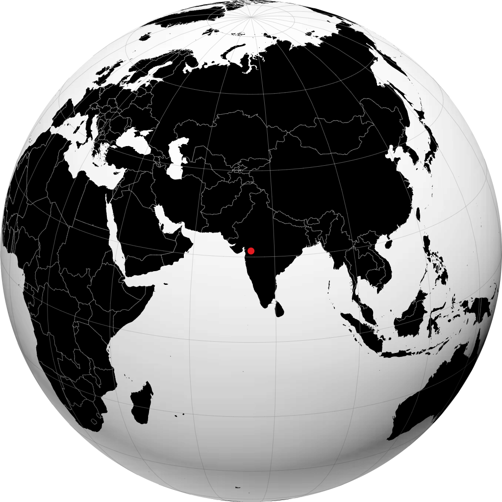 Nandurbar sur le globe