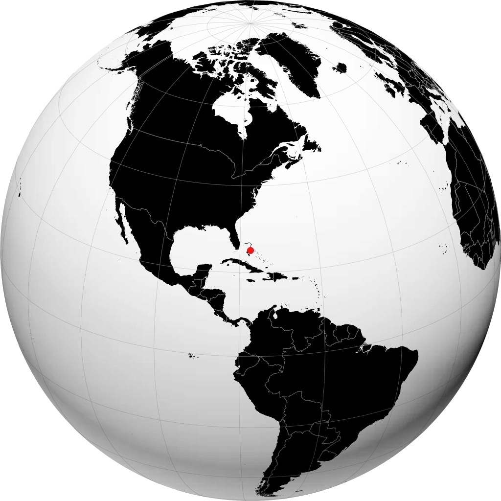 Nassau sur le globe