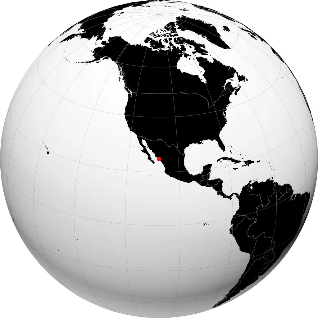 Navolato sur le globe