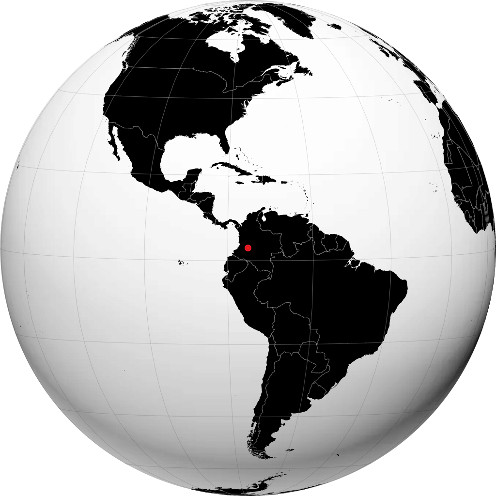 Neiva sur le globe