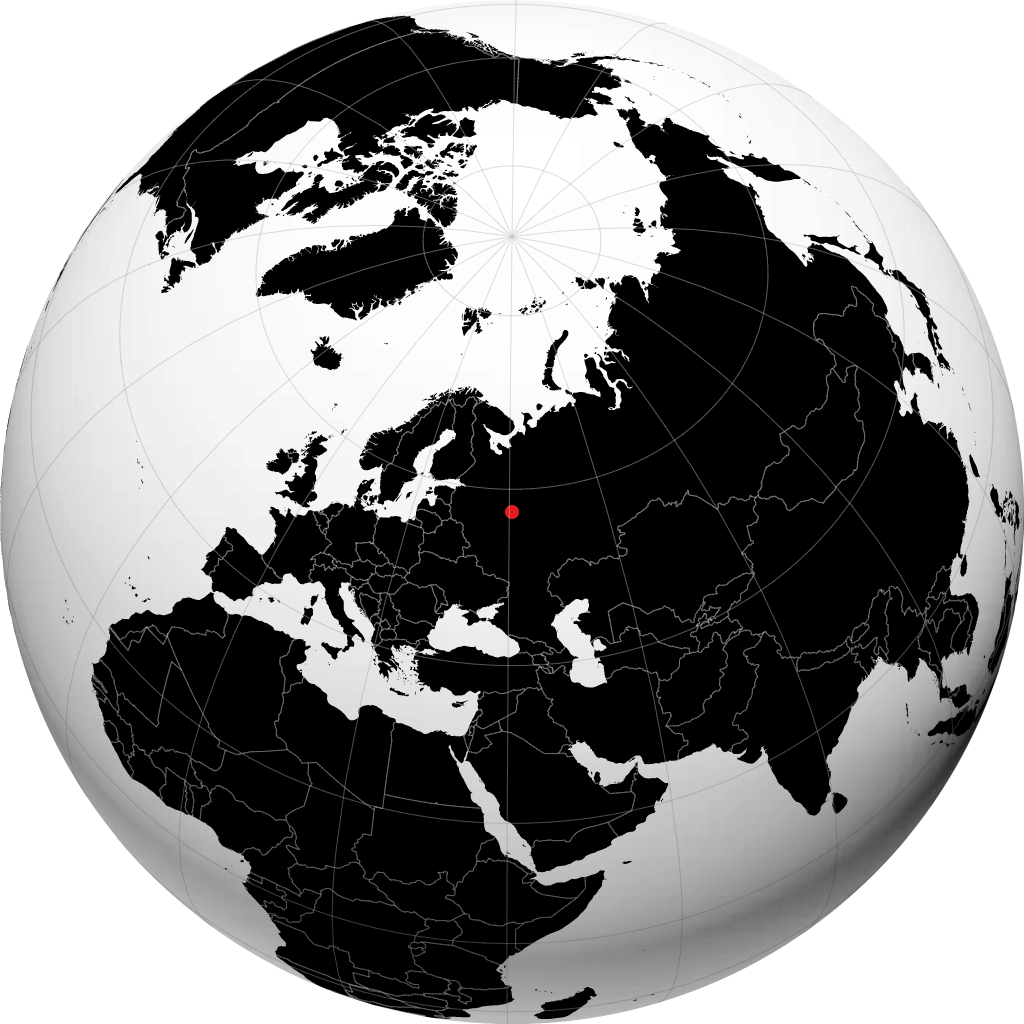 Nerekhta sur le globe