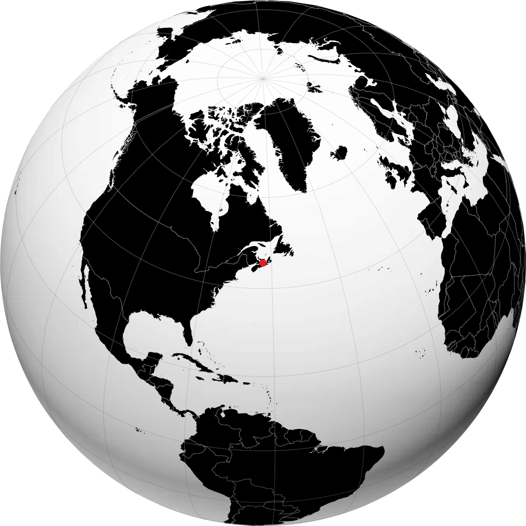New Glasgow sur le globe