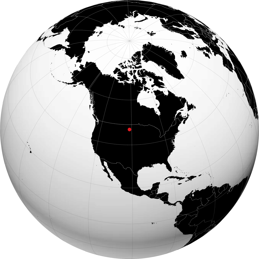 New Salem sur le globe