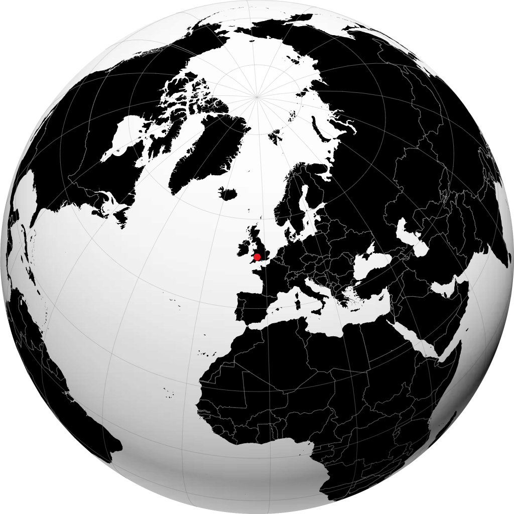Newport sur le globe