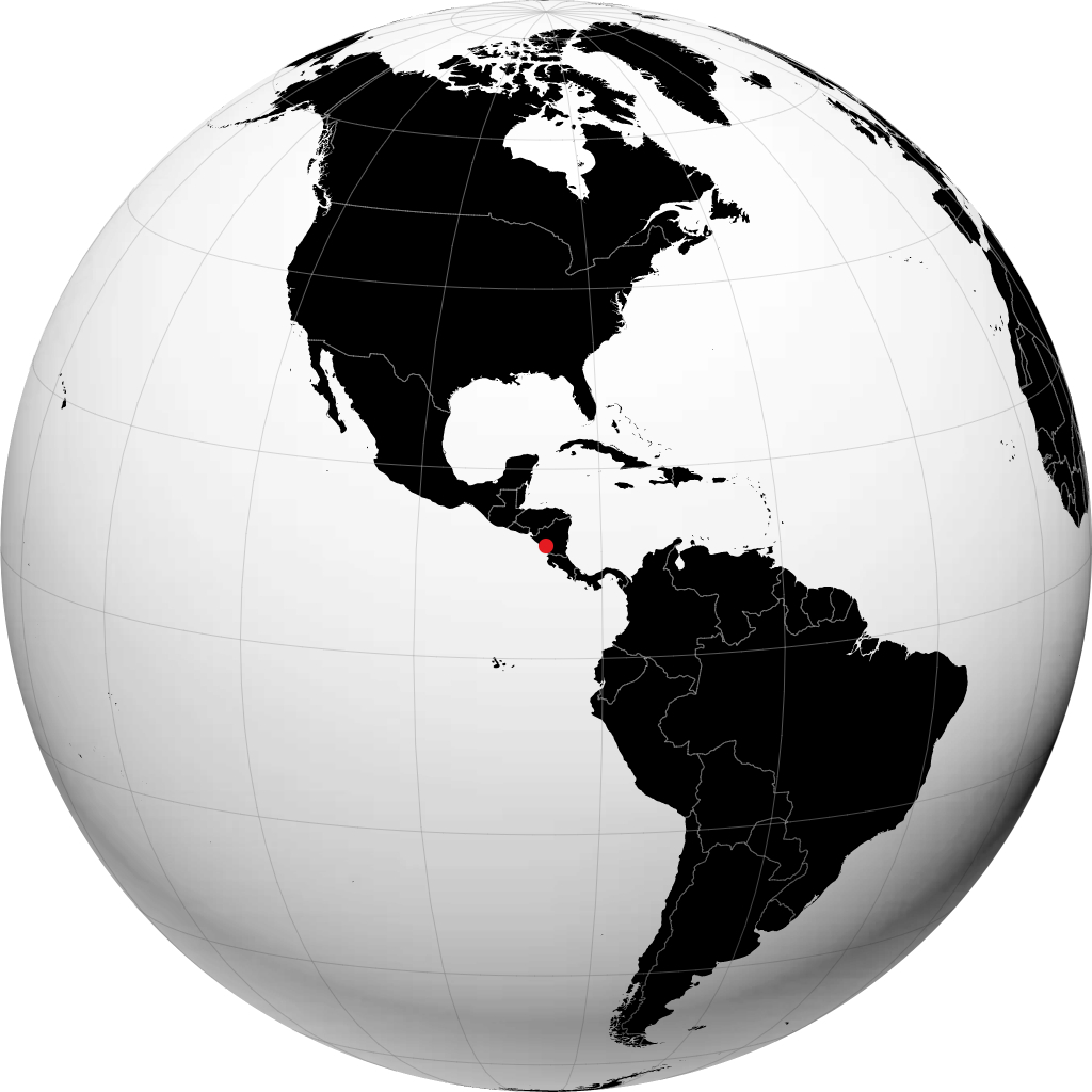 Granada sur le globe