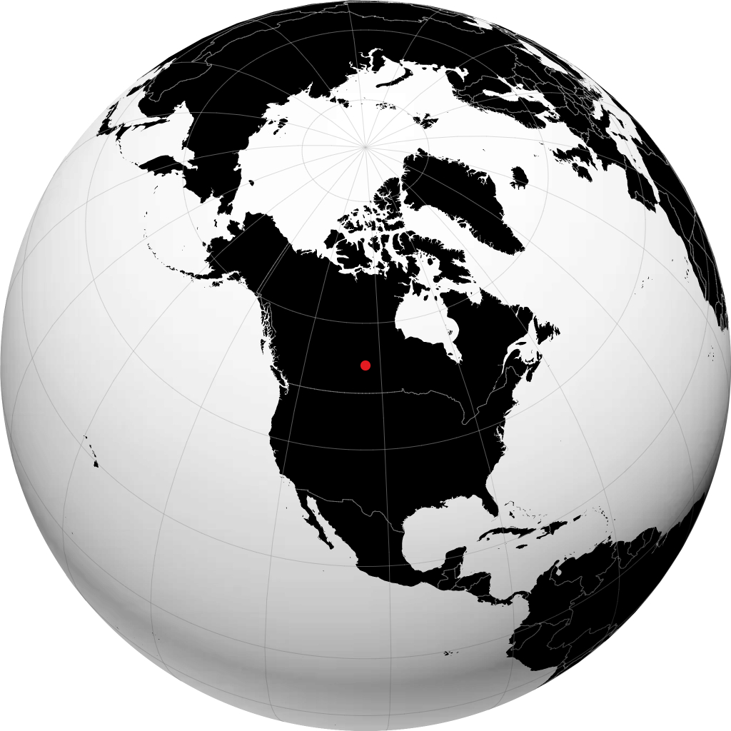 Nipawin sur le globe