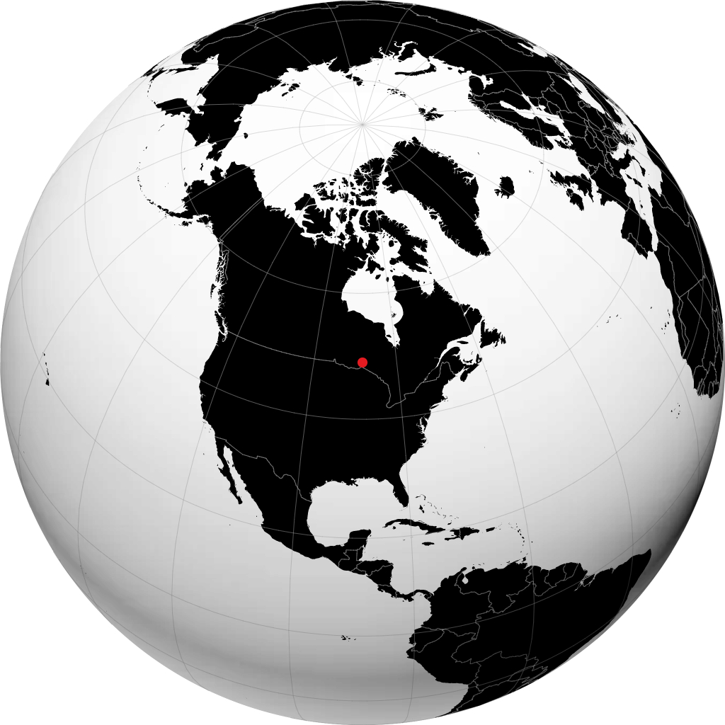 Nipigon sur le globe