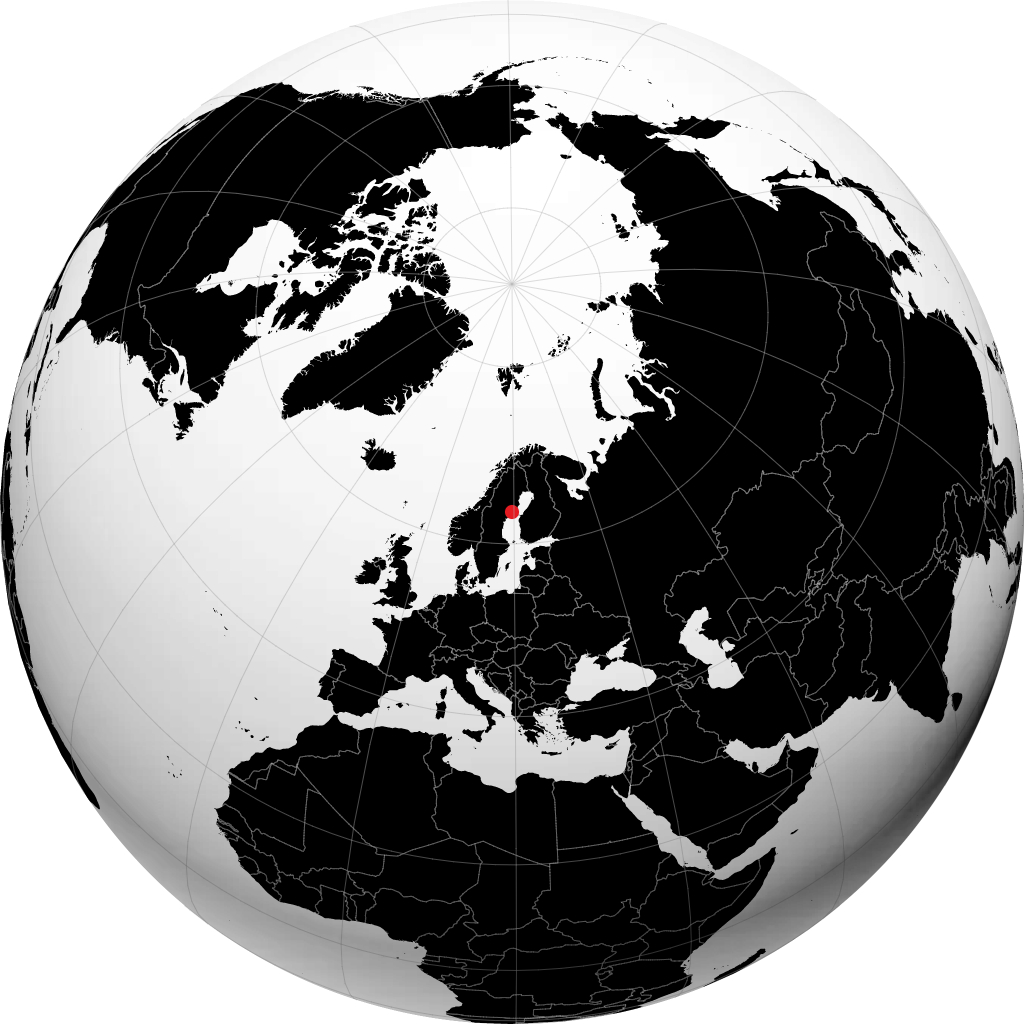 Nordmaling sur le globe
