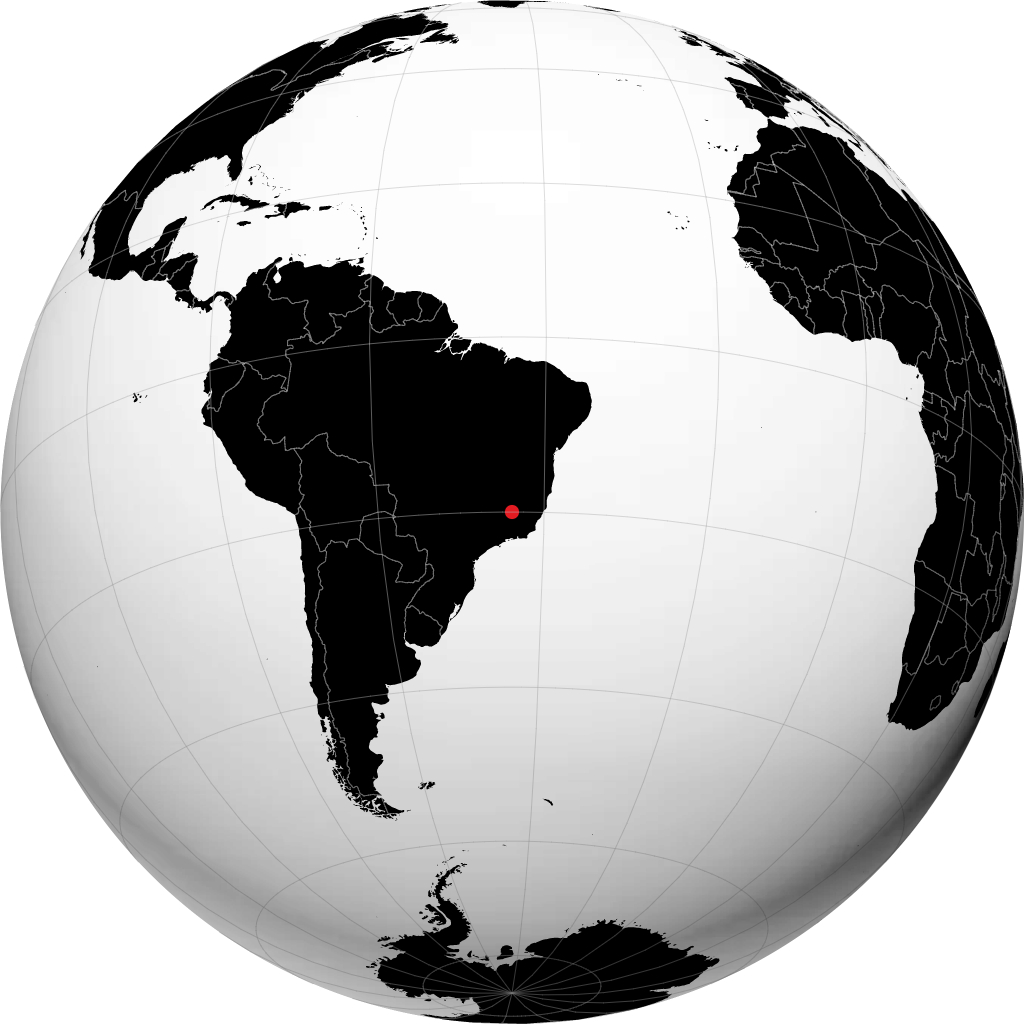 Nova Lima sur le globe