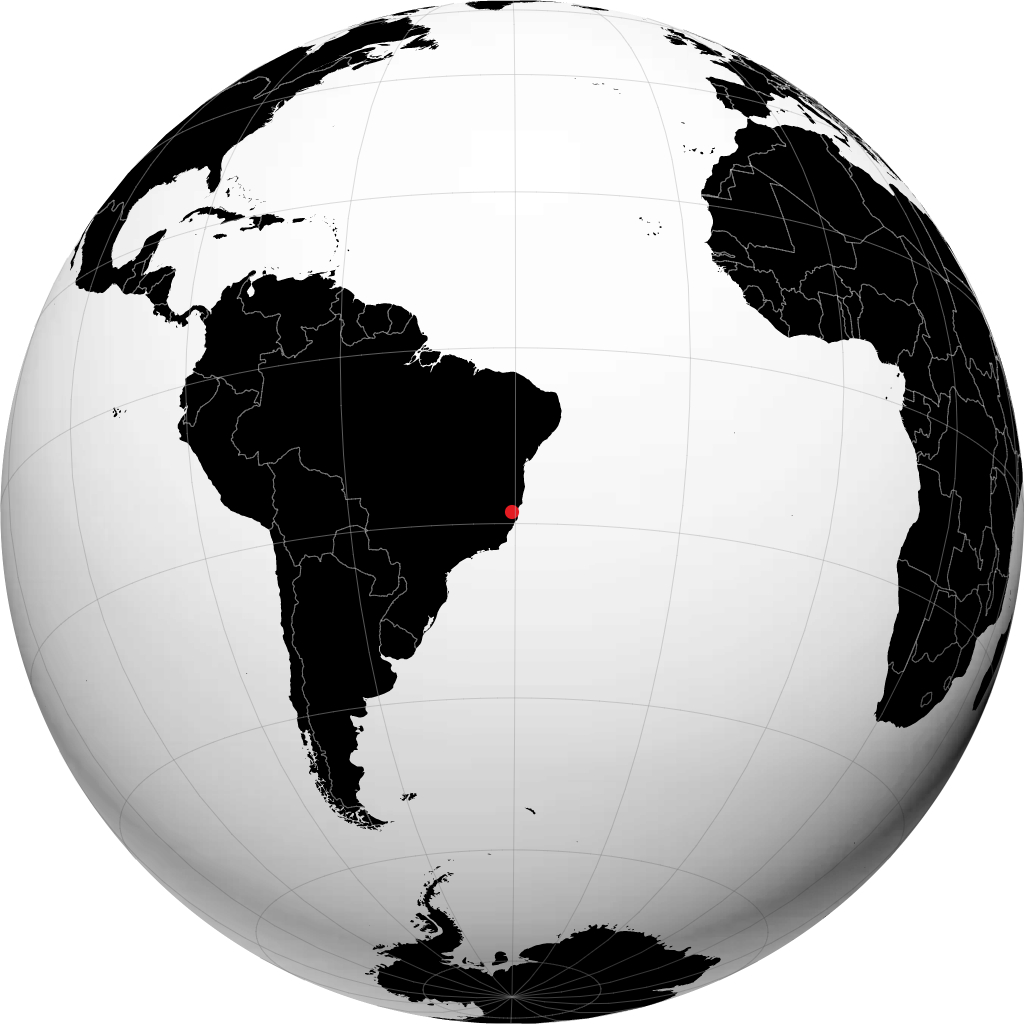 Nova Venécia sur le globe