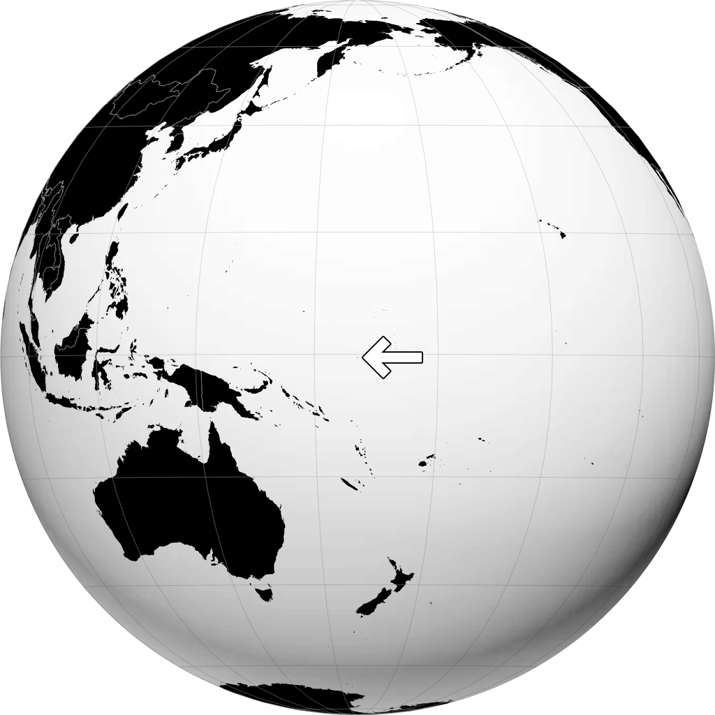 Nauru sur le globe