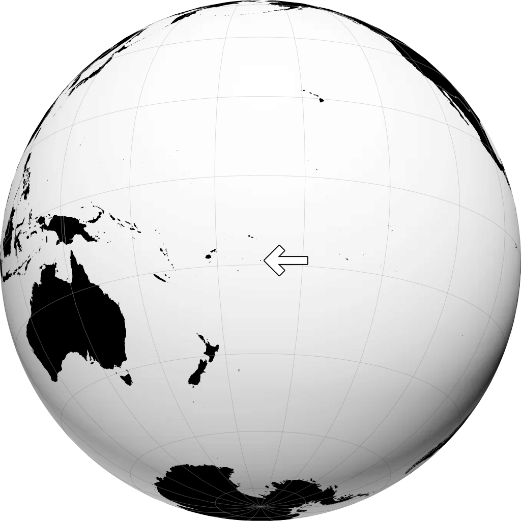 Niue sur le globe