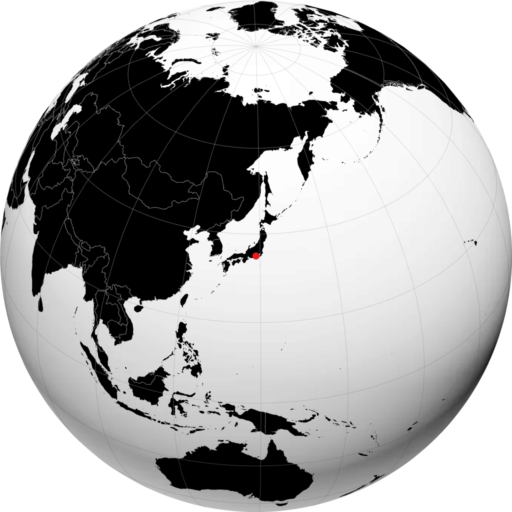 Numazu sur le globe