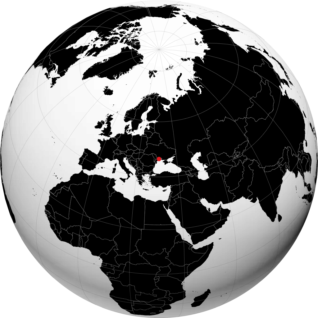 Odessa sur le globe
