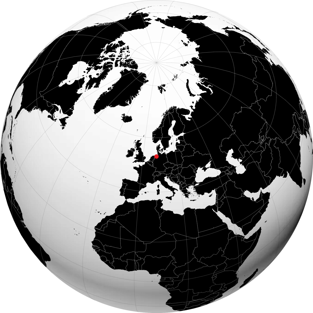 Oldenburg sur le globe