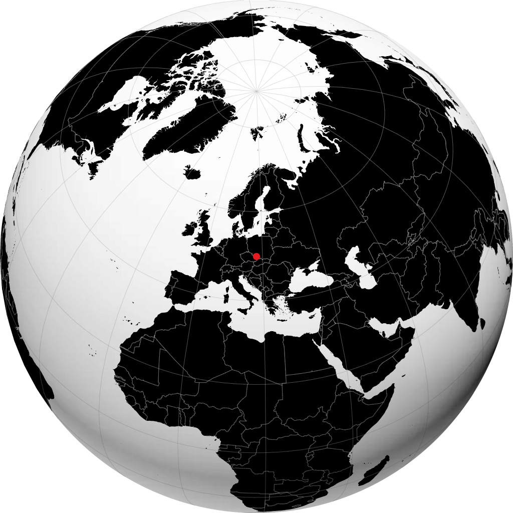Opava sur le globe