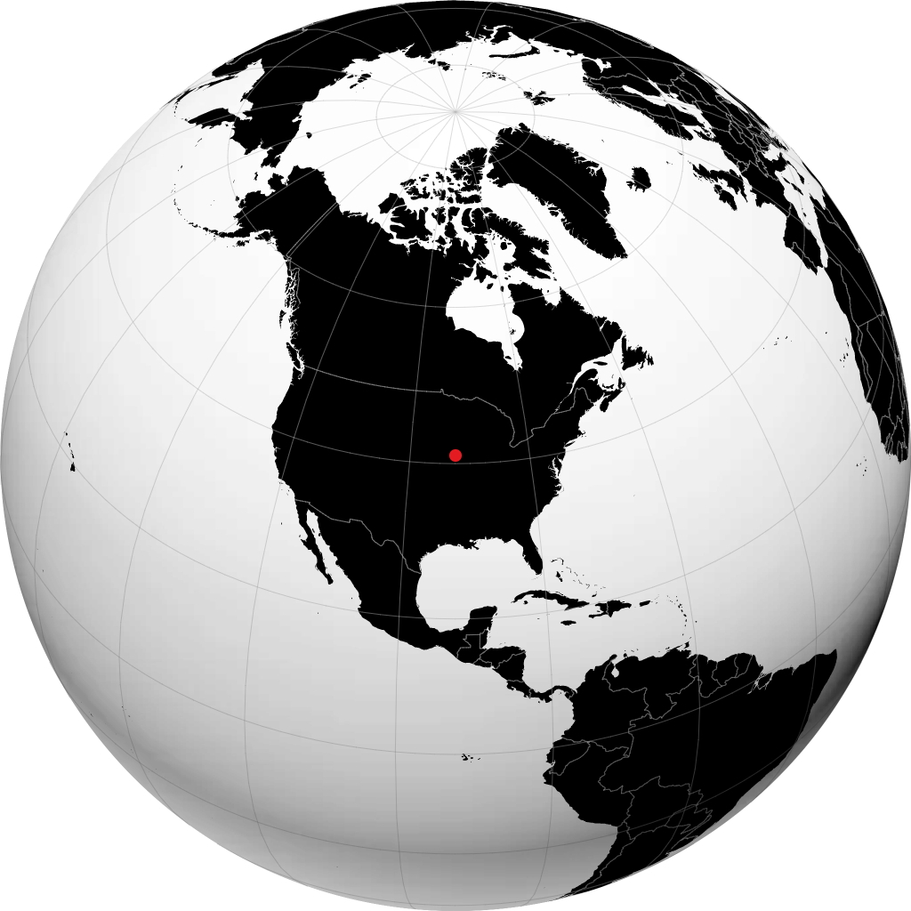 Ottumwa sur le globe