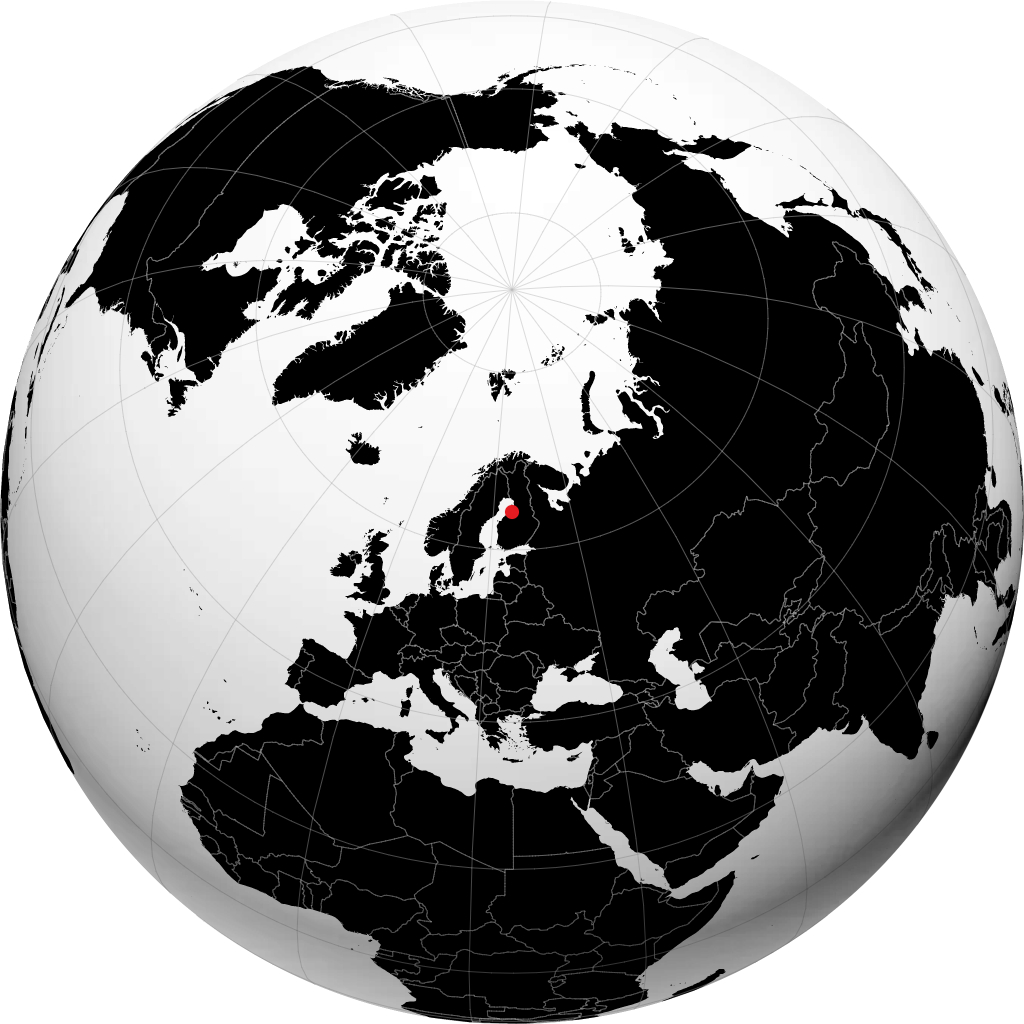 Oulainen sur le globe