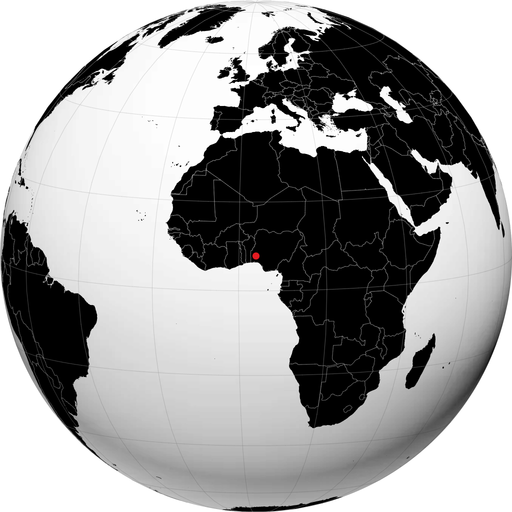 Oyo sur le globe