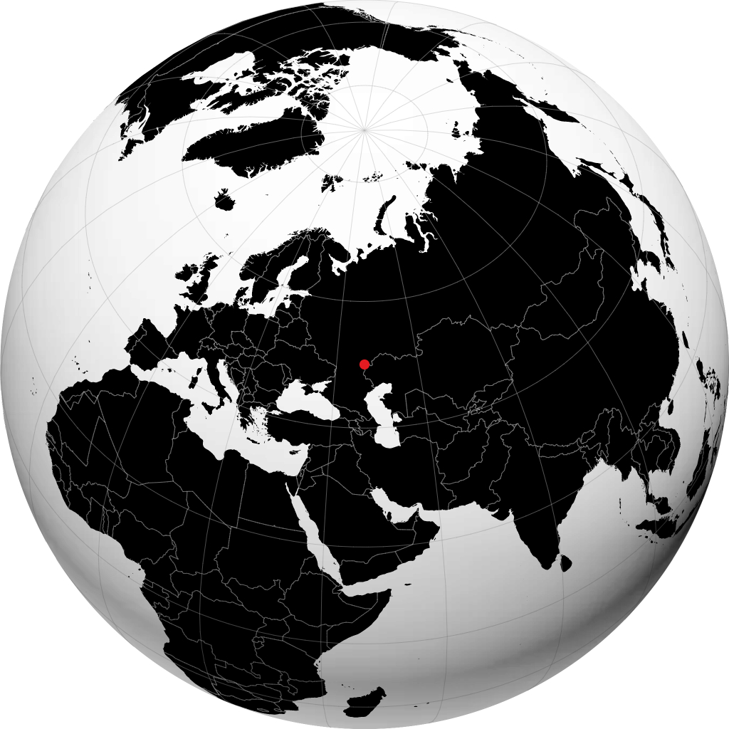 Pallasovka sur le globe