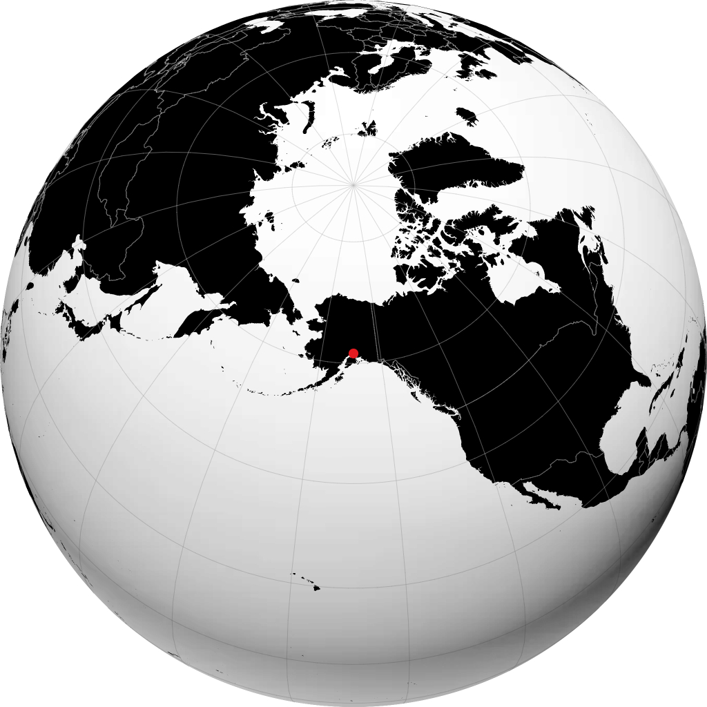 Palmer sur le globe