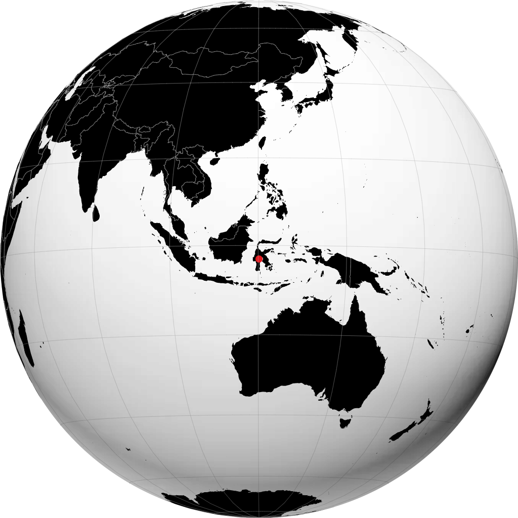 Palopo sur le globe