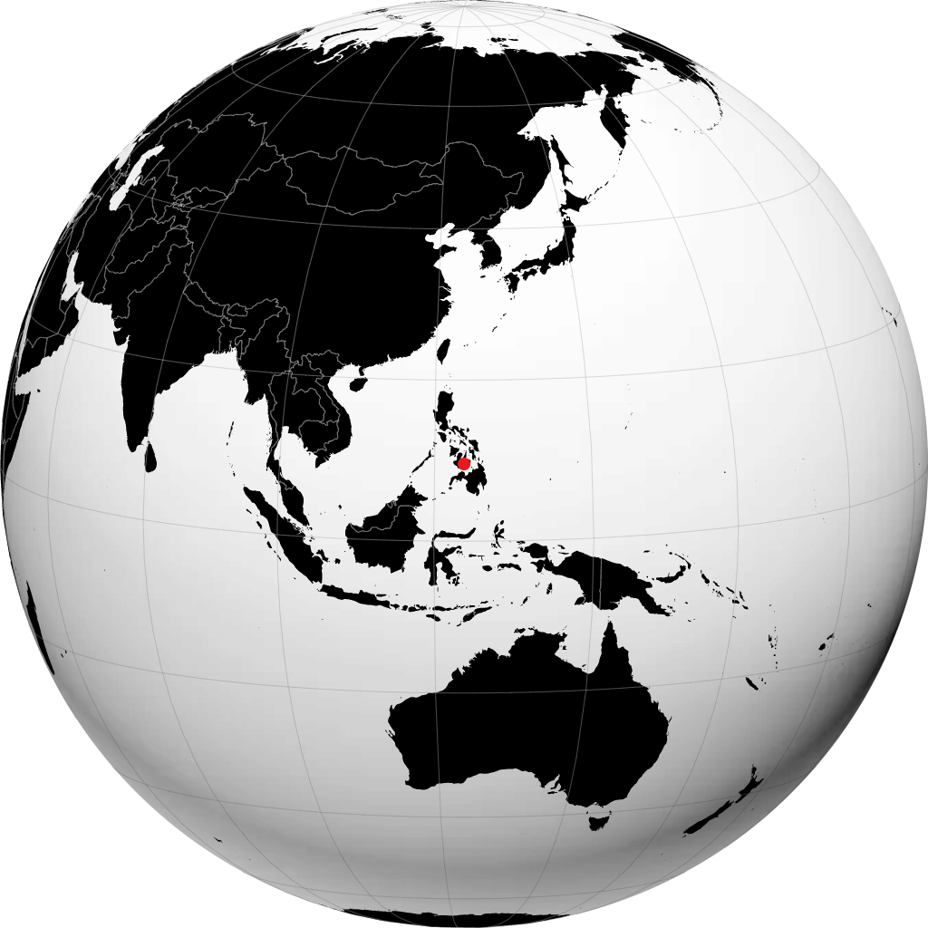 Panglao sur le globe