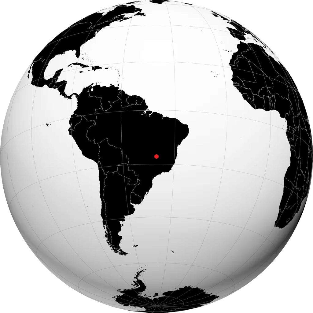 Paracatu sur le globe