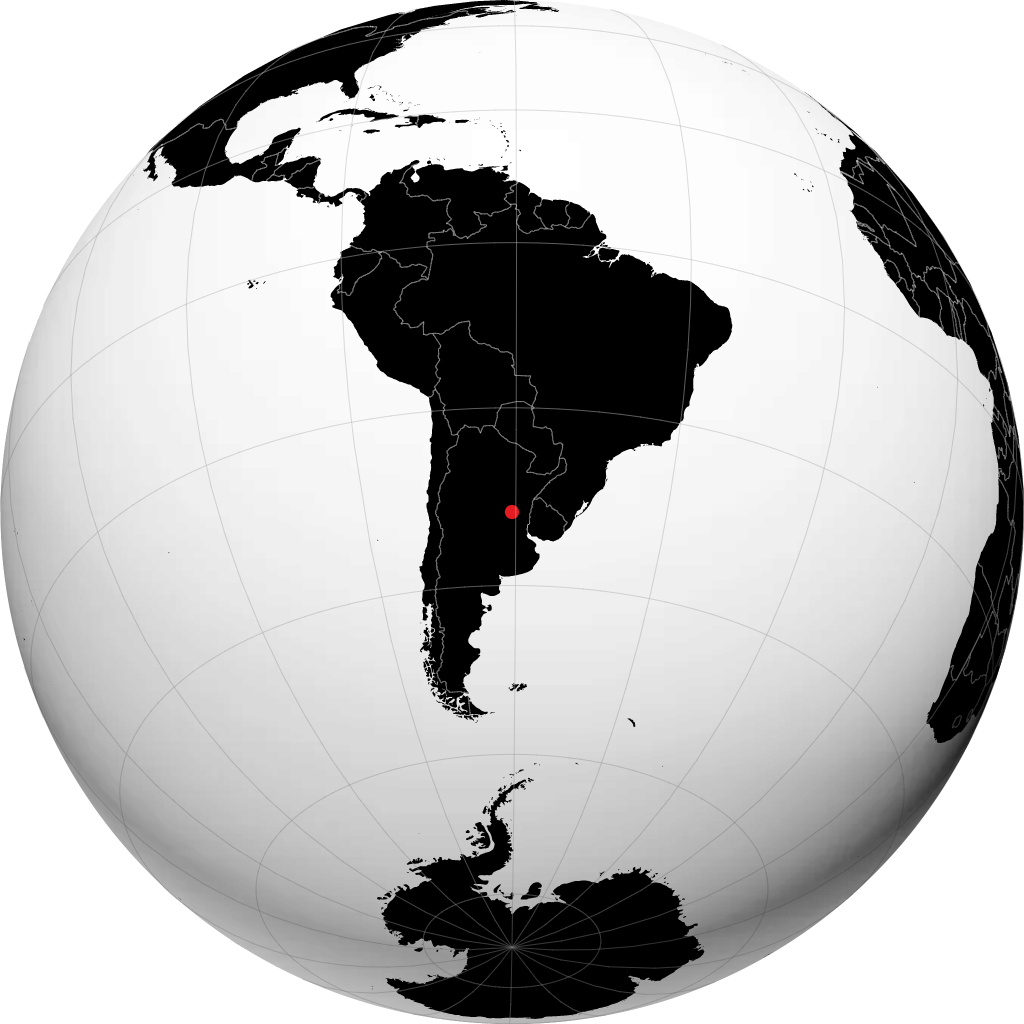 Paraná sur le globe