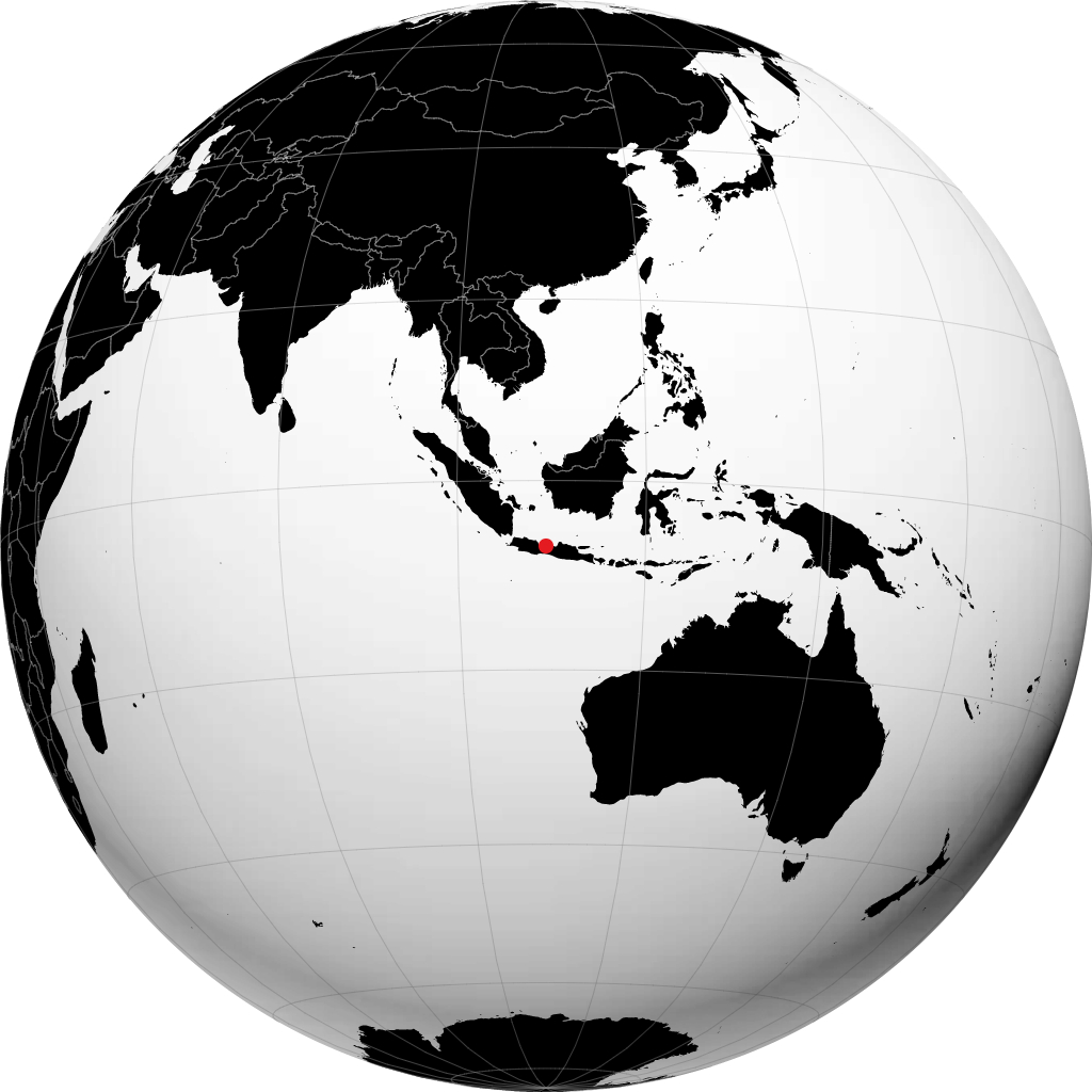 Pemalang sur le globe
