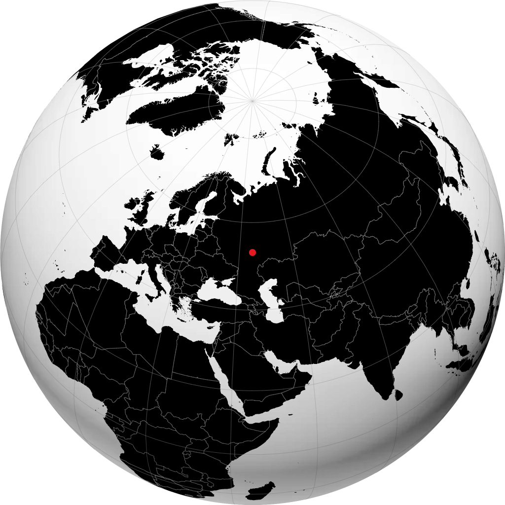 Penza sur le globe