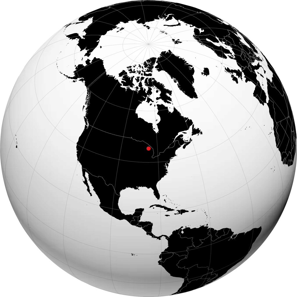 Petoskey sur le globe