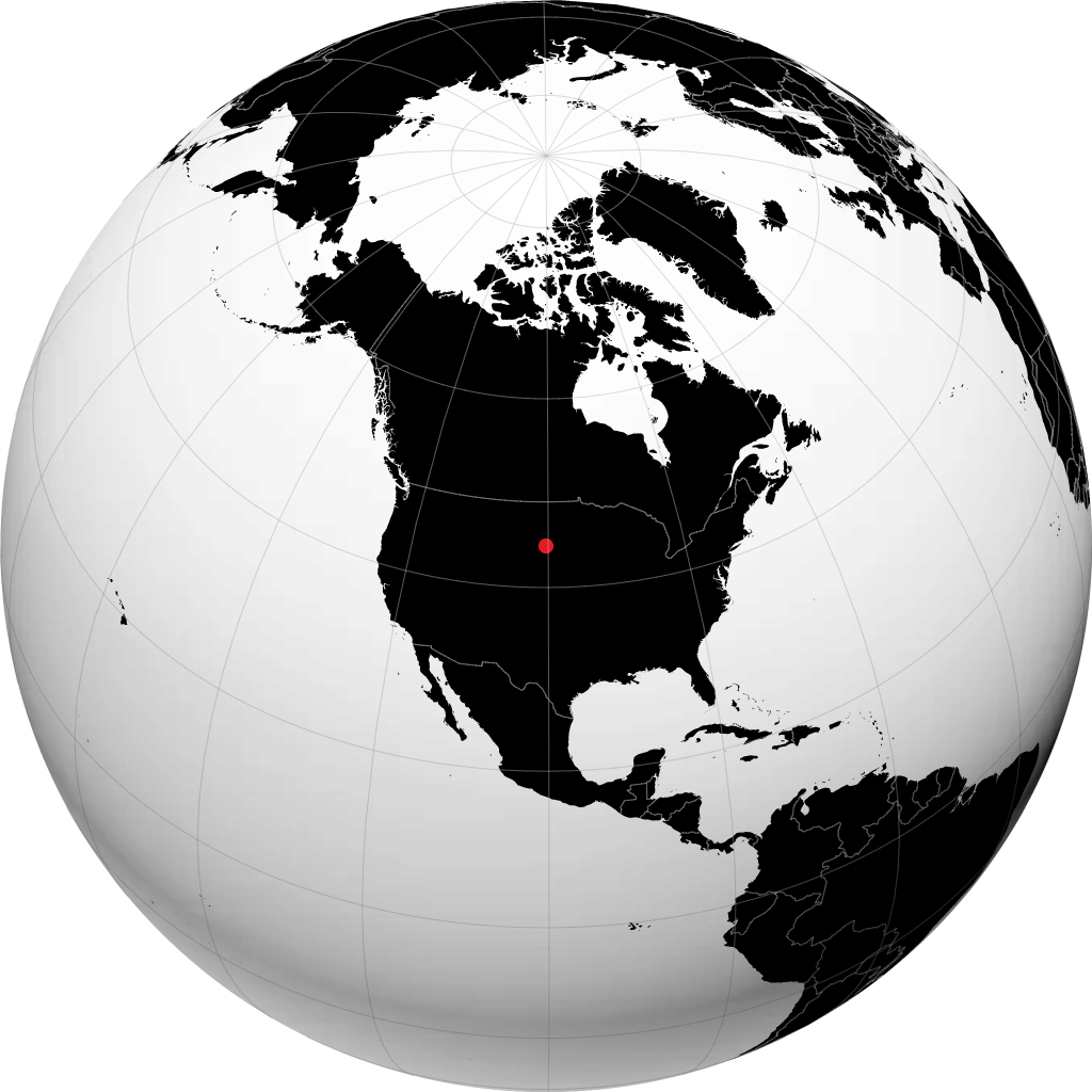 Pierre sur le globe