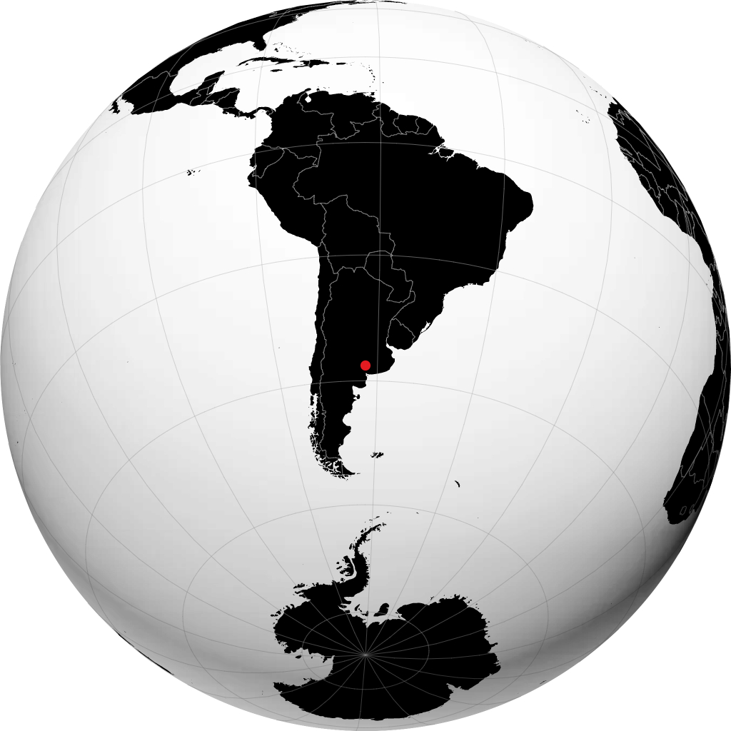 Pigüé sur le globe